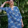 Tunique Flora Firenze En Coloris Cobalt