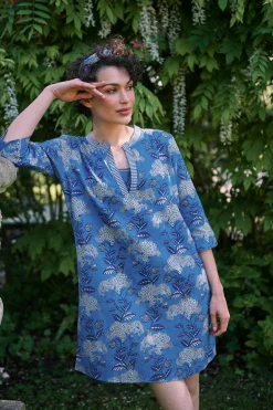Tunique Flora Firenze En Coloris Cobalt