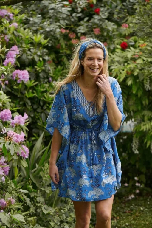 Tunique Flora Firenze En Coloris Cobalt