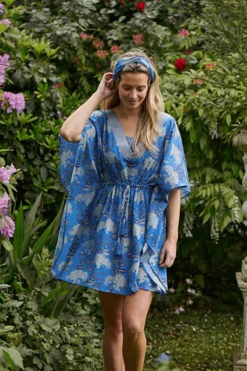 Tunique Flora Firenze En Coloris Cobalt
