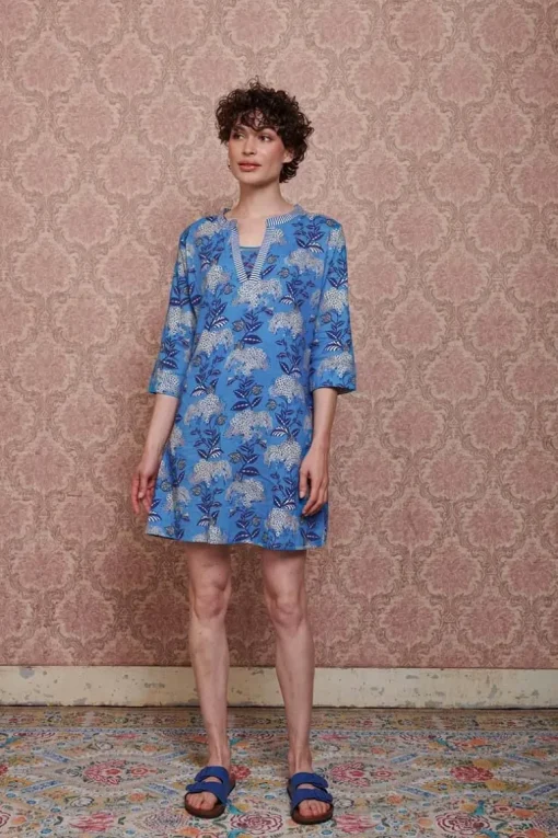 Tunique Flora Firenze En Coloris Cobalt