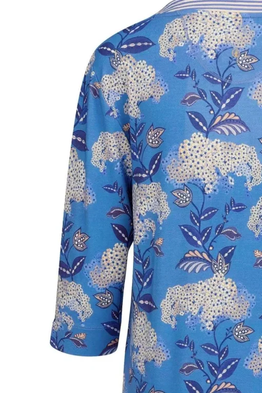 Tunique Flora Firenze En Coloris Cobalt