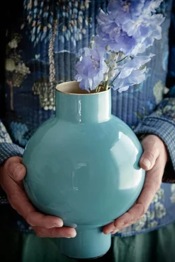 Vase En Metal En Coloris 24 Cm