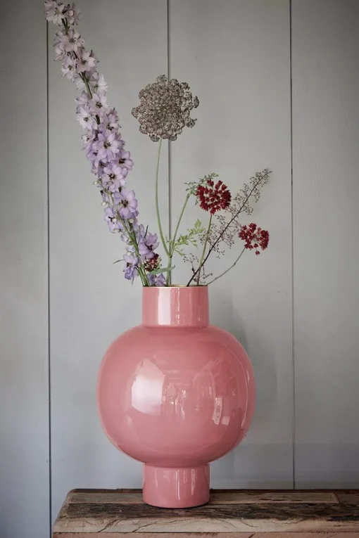 Vase En Metal En Coloris 42 Cm