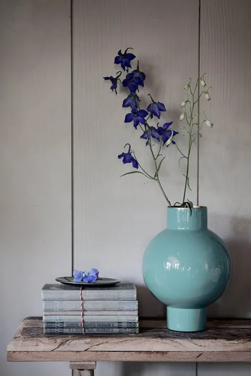 Vase En Metal En Coloris 24 Cm