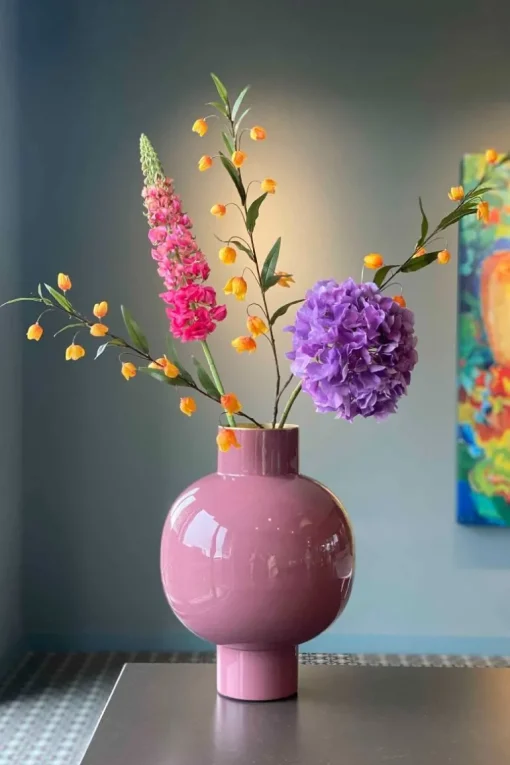 Vase En Metal En Coloris 42 Cm