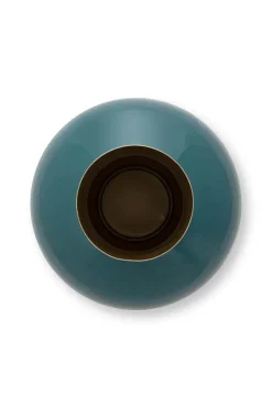 Vase En Metal En Coloris Fonce 40 Cm