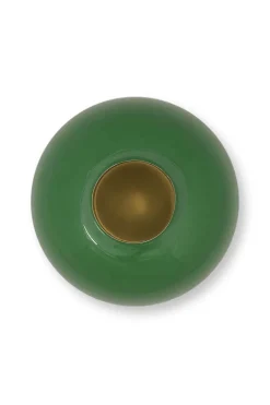Vase En Metal En Coloris Fonce 23 Cm