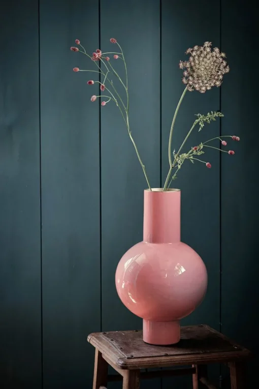 Vase En Metal En Coloris 40 Cm