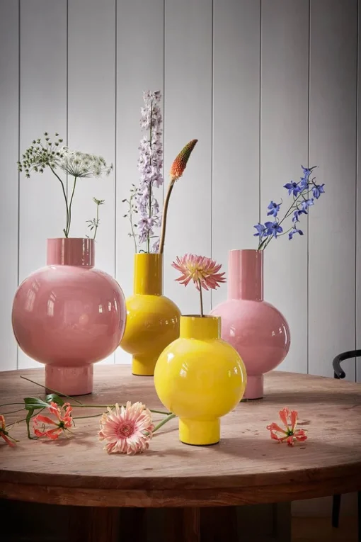 Vase En Metal En Coloris 40 Cm