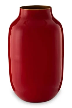 Vase Ovale En Metal En Coloris 30 Cm