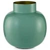 Vase Rond En Metal En Coloris 25 Cm