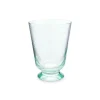 Verre A Eau A Effet Torsade En Coloris Bleu