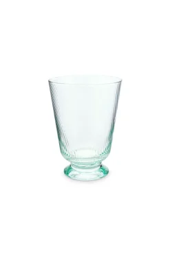 Verre A Eau A Effet Torsade En Coloris Bleu
