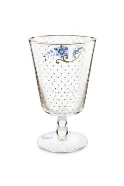 Verre A Eau Bas Royal Points Dores
