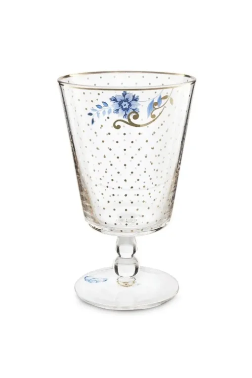 Verre A Eau Bas Royal Points Dores