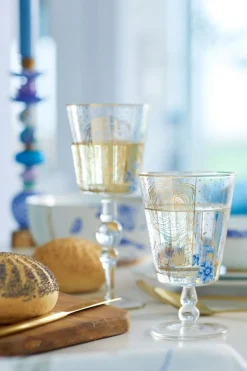 Verre A Eau Bas Royal Points Dores