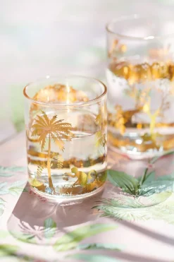 Verre A Eau La Majorelle En Coloris Dore